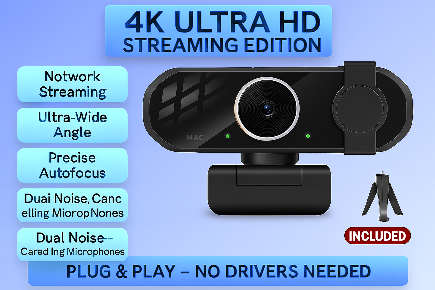 webcam 4k-usb